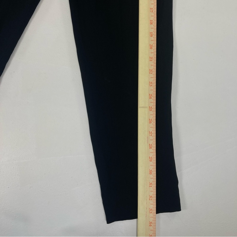 Aritzia Babaton Conan Black Side Stripe High Rise Cropped Pants Size 2 Pull On - Picture 7 of 16